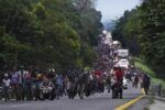 Manifestación para exigir castigo por desaparición de 43 estudiantes en México