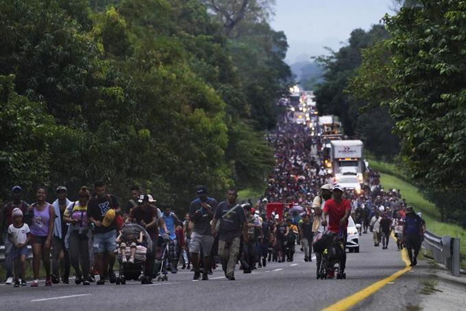 Manifestación para exigir castigo por desaparición de 43 estudiantes en México