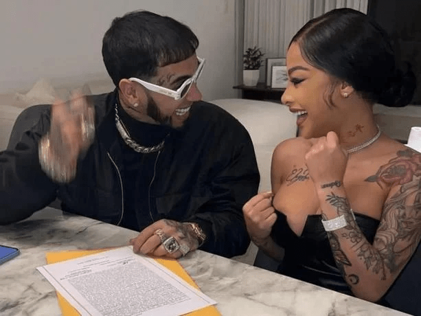 Anuel y Yailín: un amor que surgió a la velocidad de un rayo y sufre un frenazo abrupto