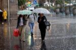 Efectos de dos vaguadas provocarán aguaceros este jueves sobre varias localidades