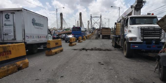 Obras Públicas cierra el puente Duarte desde mañana en horas nocturnas Obras Públicas cierra el puente Duarte desde mañana en horas nocturnas