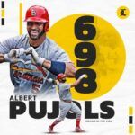 ¡A ley de 2! Albert Pujols conecta jonrón 698