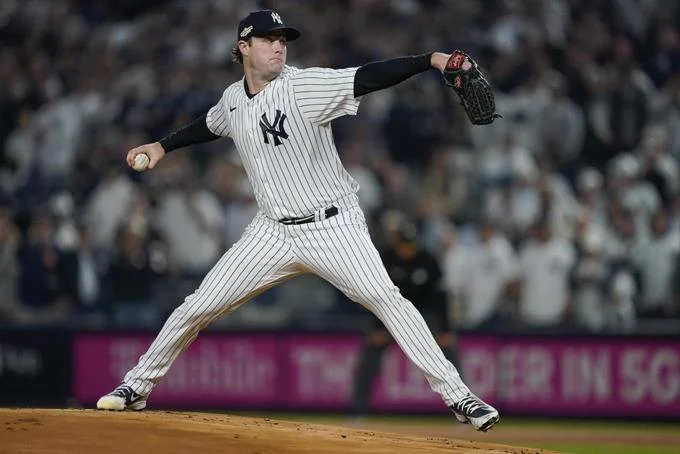 Gerrit Cole domina los bates de Cleveland, Yankees se van delante
