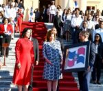 Realizan homenaje a la Bandera Nacional en la casa de gobierno; Luis Abinader no asiste