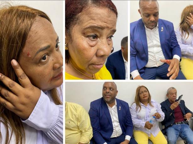 Unos 4 legisladores del PLD habrían sido heridos por policías durante manifestación