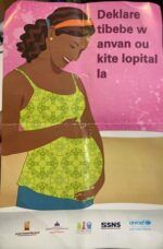 La Maternidad orienta con brochures en creole