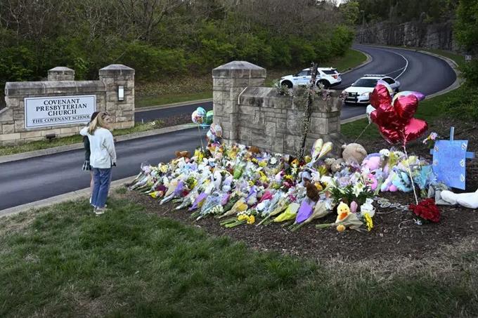 Vigilia para llorar a víctimas de tiroteo en Nashville