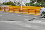 ¡Otra vez! Se evidencia deterioro en las juntas del puente Duarte