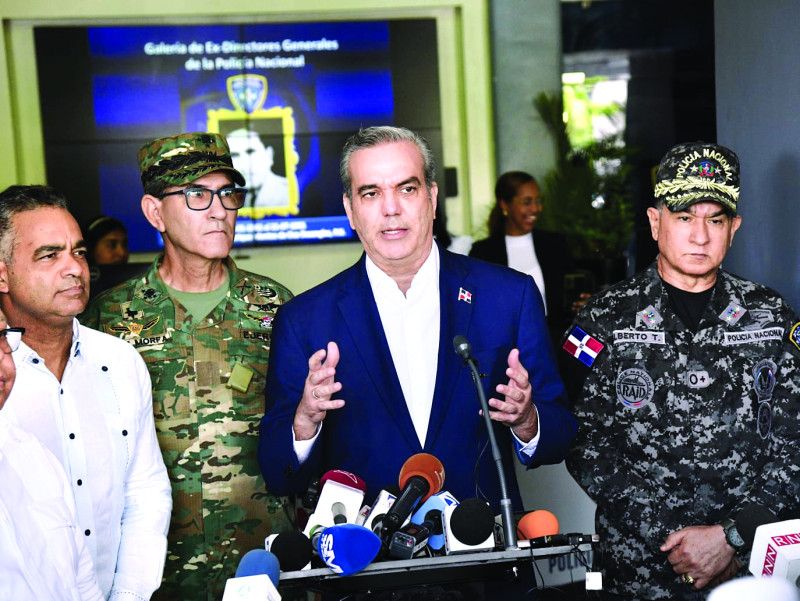 Abinader sostiene que los homicidios están disminuyendo