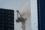 Seis heridos en un aparatoso accidente al derrumbarse una grúa en el centro de Nueva York
