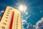 Jueves con aguaceros dispersos y temperaturas que rondan los 40 grados