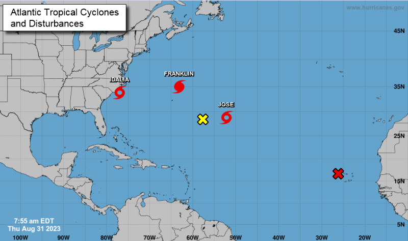 Se forma la tormenta tropical José