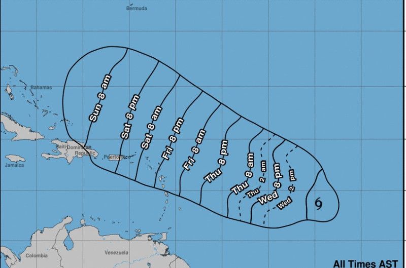 Se espera que Lee se intensifique rápidamente hasta convertirse en un huracán