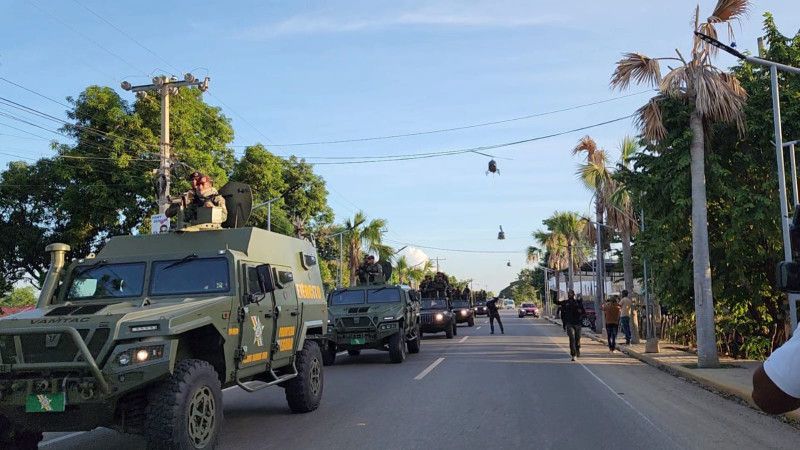 Así llegaron helicópteros y tropas militares del Ejército Dajabón