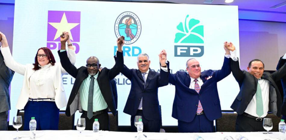 Coalición opositora del PLD, FP y PRD se encuentra en un punto muerto