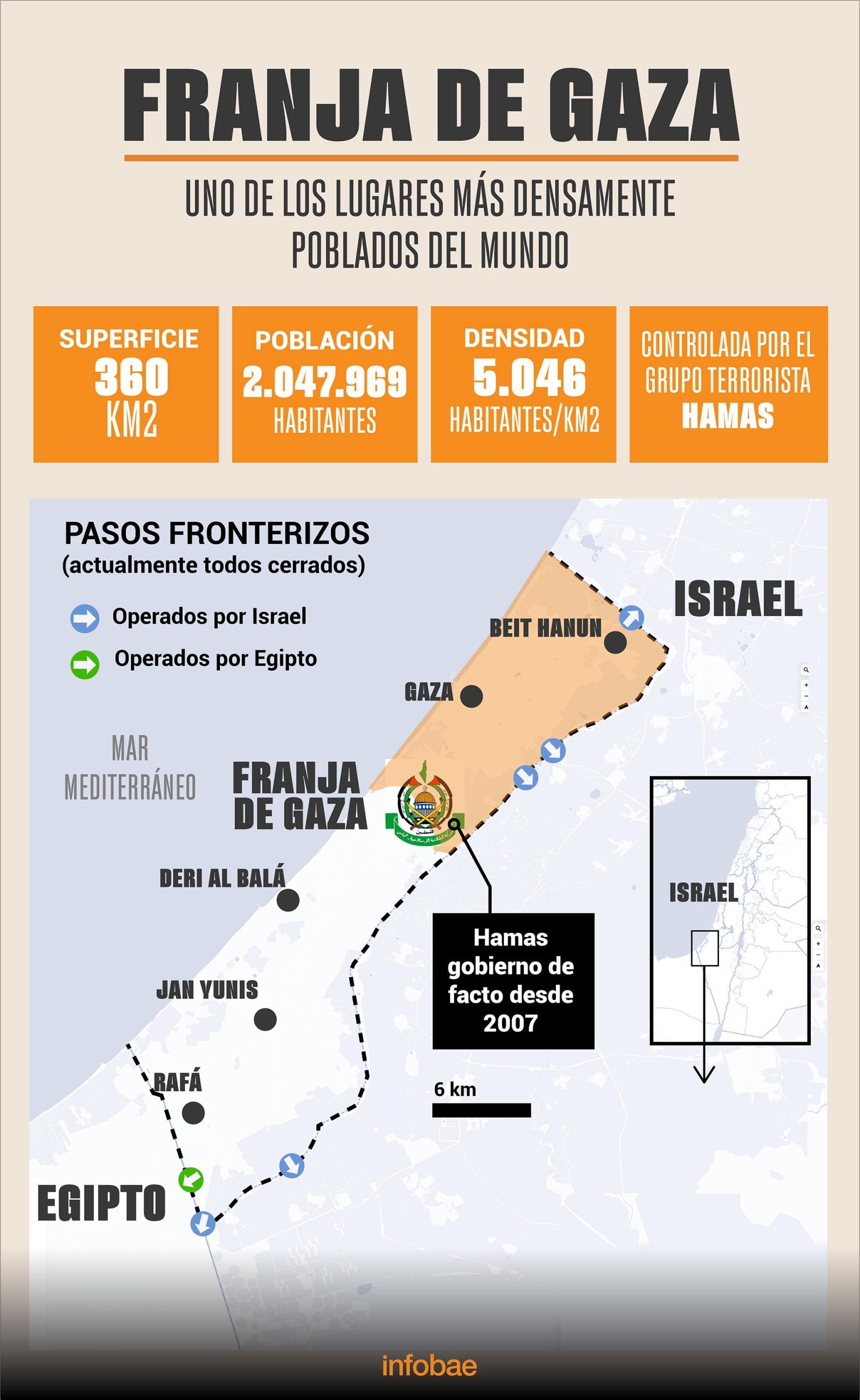 Claves para entender el conflicto Israel-Palestina: qué diferencia hay entre Gaza y Cisjordania