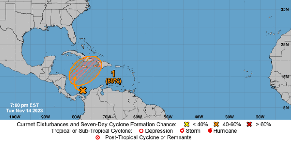 Onamet advierte de fenómeno atmosférico que provocará fuertes aguaceros desde el viernes