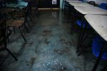 Fuertes lluvias inundan escuela en La Ciénaga; moradores temen por desborde de cañada La Bonavides