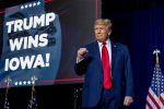 Trump tras vencer en los caucus de Iowa: “Es hora de que nuestro país se una”