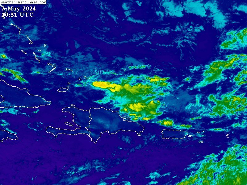 Seguirán las lluvias por vaguada; Onamet mantiene alertas y avisos meteorológicos