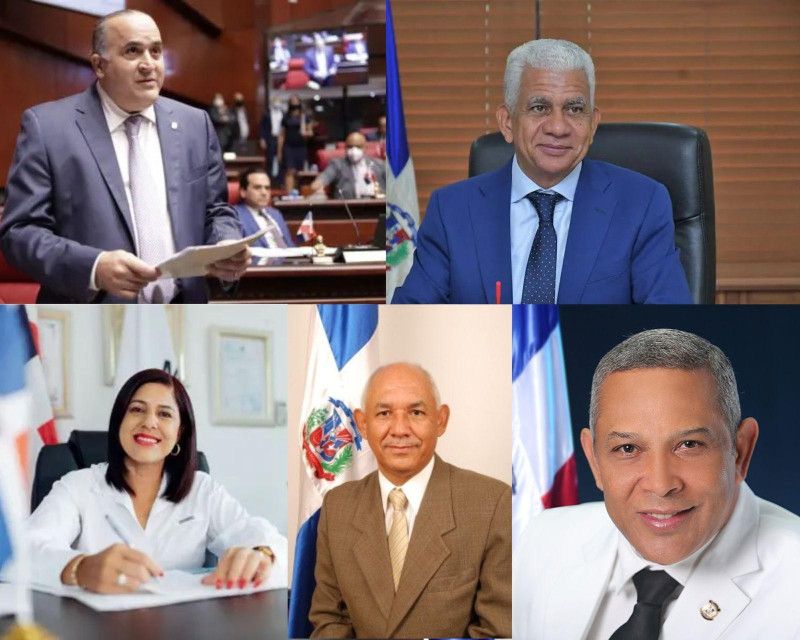 Los cinco senadores con mayor porcentaje en las elecciones RD 2024