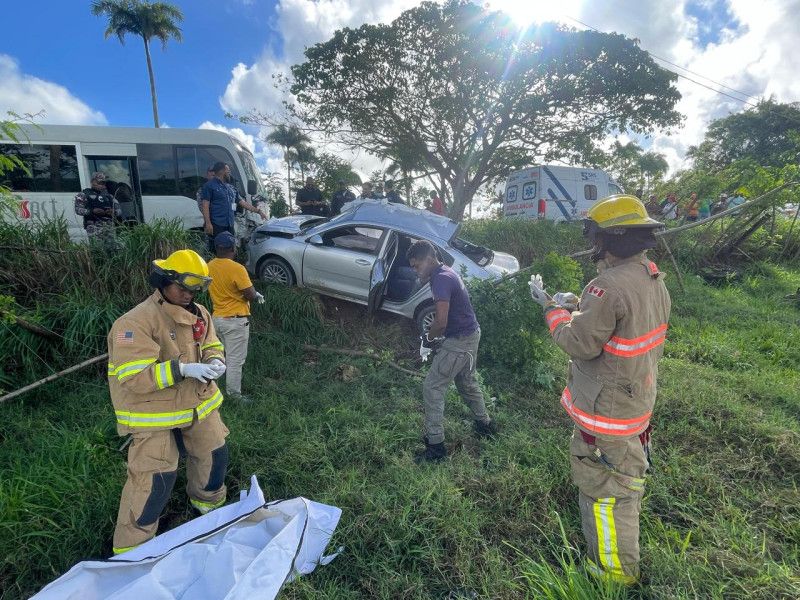 Identifican fallecidos en accidente de tránsito en Verón, La Altagracia