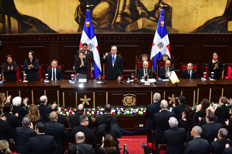 Los temas que generaron más ovaciones en el discurso de Abinader