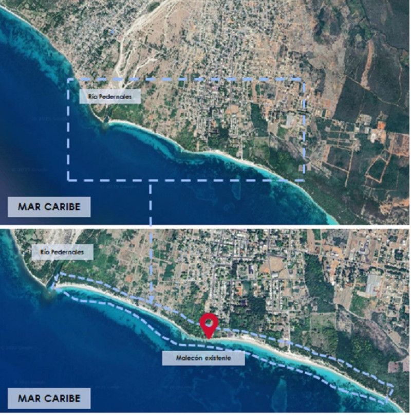 Gobierno ordena ejecutar la construcción malecón Pedernales, la maqueta está lista