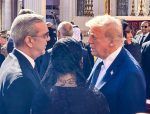 Abinader revela lo que Trump le dijo en funeral del papa Francisco