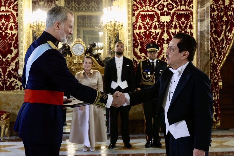 Tony Raful, embajador dominicano en España, entregó sus credenciales al rey Felipe VI