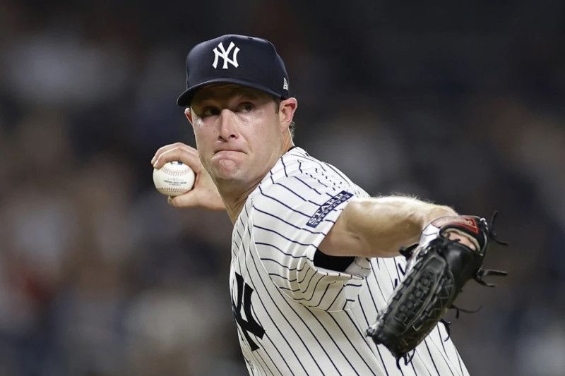 Le realizan refuerzo intento a Gerrit Cole de los Yankees durante cirugía Tommy John