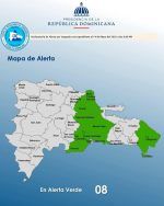 Vaguada mantiene ocho provincias en alerta verde por riesgo de crecida de ríos, arroyos y cañadas