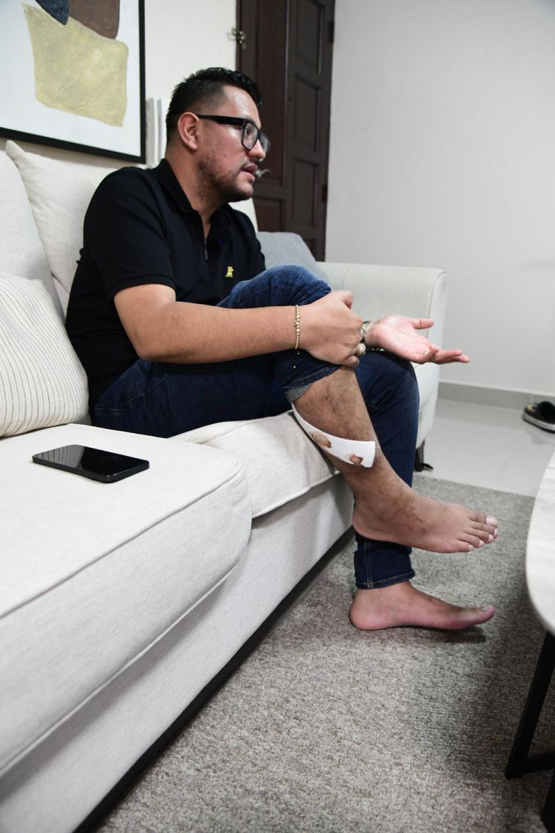 Ingeniero civil no puede cargar a su bebé por lesiones tras colapso en Jet Set