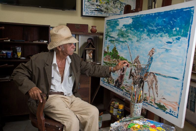 Muere José Cestero, el emblemático maestro de la pintura dominicana