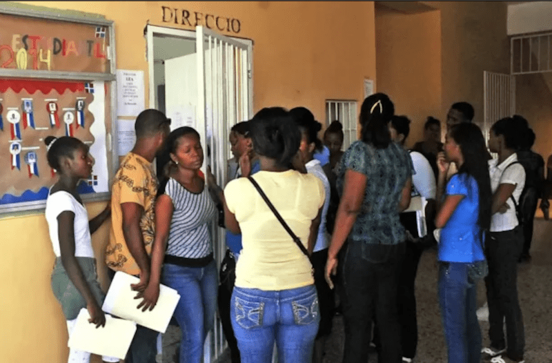 Escuelas del Gran Santo Domingo sin cupos para año escolar 2025-2026