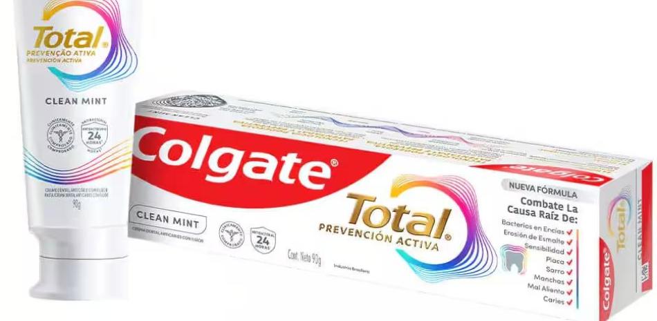 República Dominicana emite alerta sobre el uso de la pasta dental Colgate Total Clean Mint