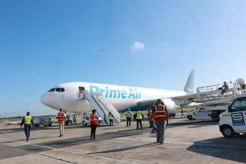 Avión de Amazon Air Cargo ya aterrizó en República Dominicana