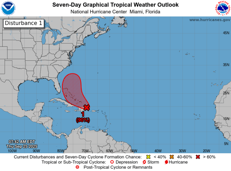 Gloria Ceballos: acumulados de lluvias superarían los 200 milímetros en el GSD y otras provincias