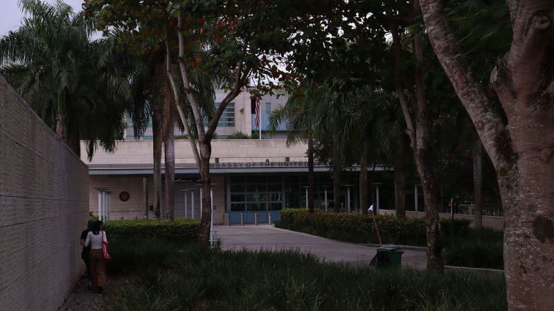 Embajada de EEUU en Santo Domingo permanecerá cerrada este jueves por tormenta Melissa