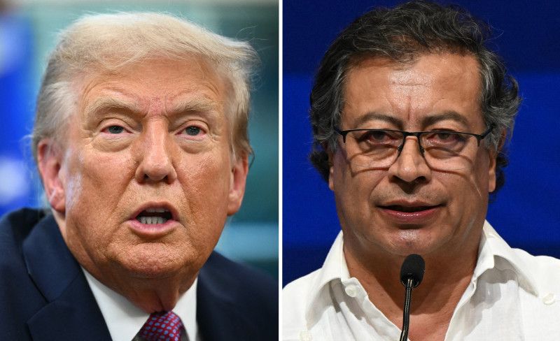 Trump dice que Petro es un “matón” y un “mal tipo” que fabrica “muchas drogas”