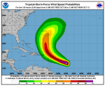 La tormenta Jerry podría convertirse en huracán el jueves camino a las Islas de Sotavento