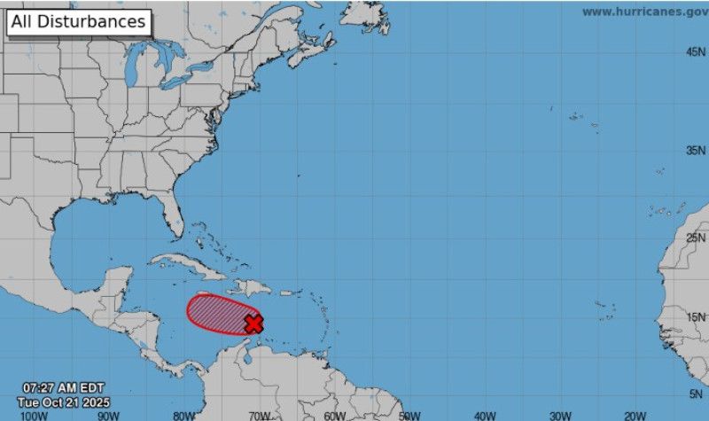 Lluvias por onda tropical aumentarán en horas de la tarde de este martes