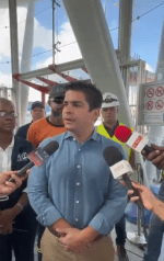 Director de la Opret dice falla del metro fue por vibraciones; anuncia plan de mantenimiento