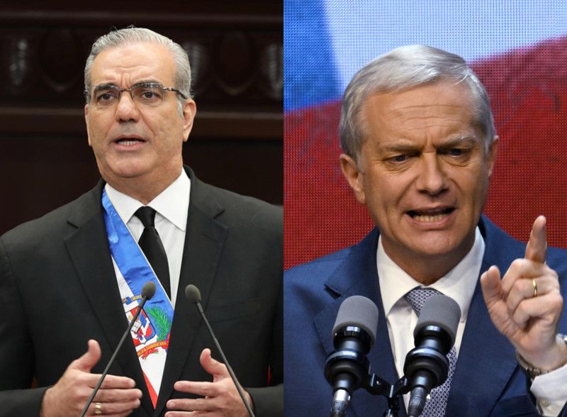 Abinader felicita a José Antonio Kast, presidente electo de Chile