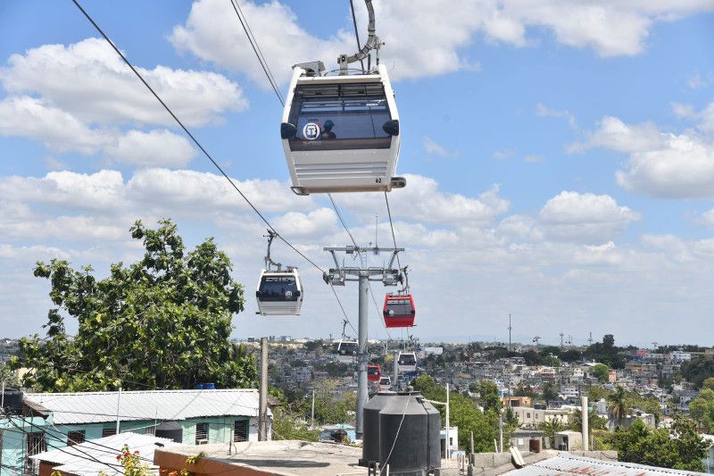 Línea 1 del Teleférico de Santo Domingo trabaja con normalidad