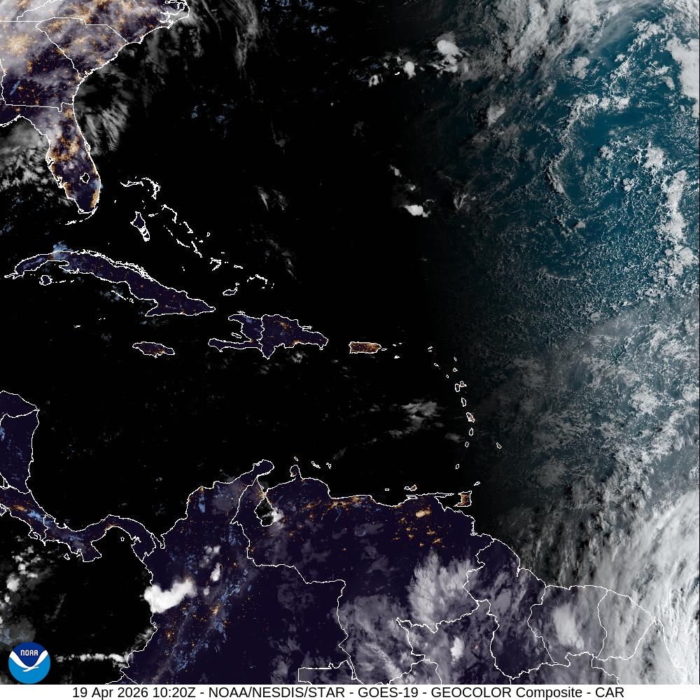 Aguaceros continuarán en la tarde de este domingo aunque vaguada se desplaza