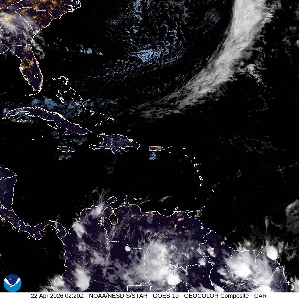 Sistema frontal provocará aguaceros y posibles granizadas este miércoles