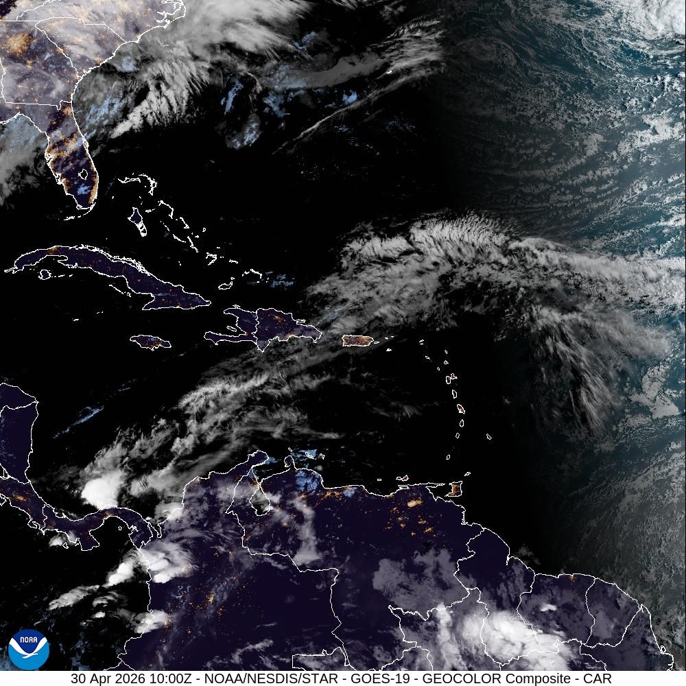 Indomet advierte lluvias intensas en la tarde y primeras horas de la noche este jueves