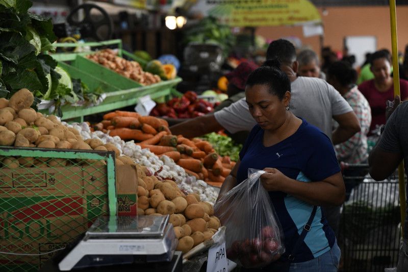 Bajos precios de alimentos atraen clientes al Merca Santo Domingo