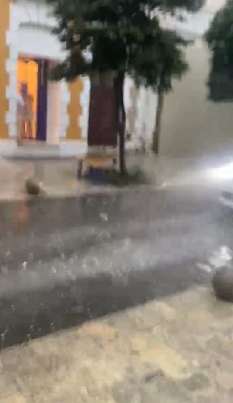 Reportan granizadas en varias zonas del Gran Santo Domingo